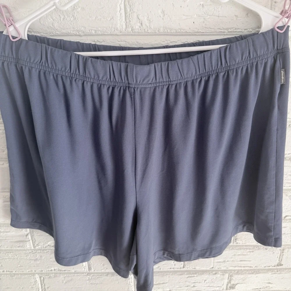 Eddie Bauer Sleepwear Shorts Womens Extra Large Blue  Lounge Pajama‎